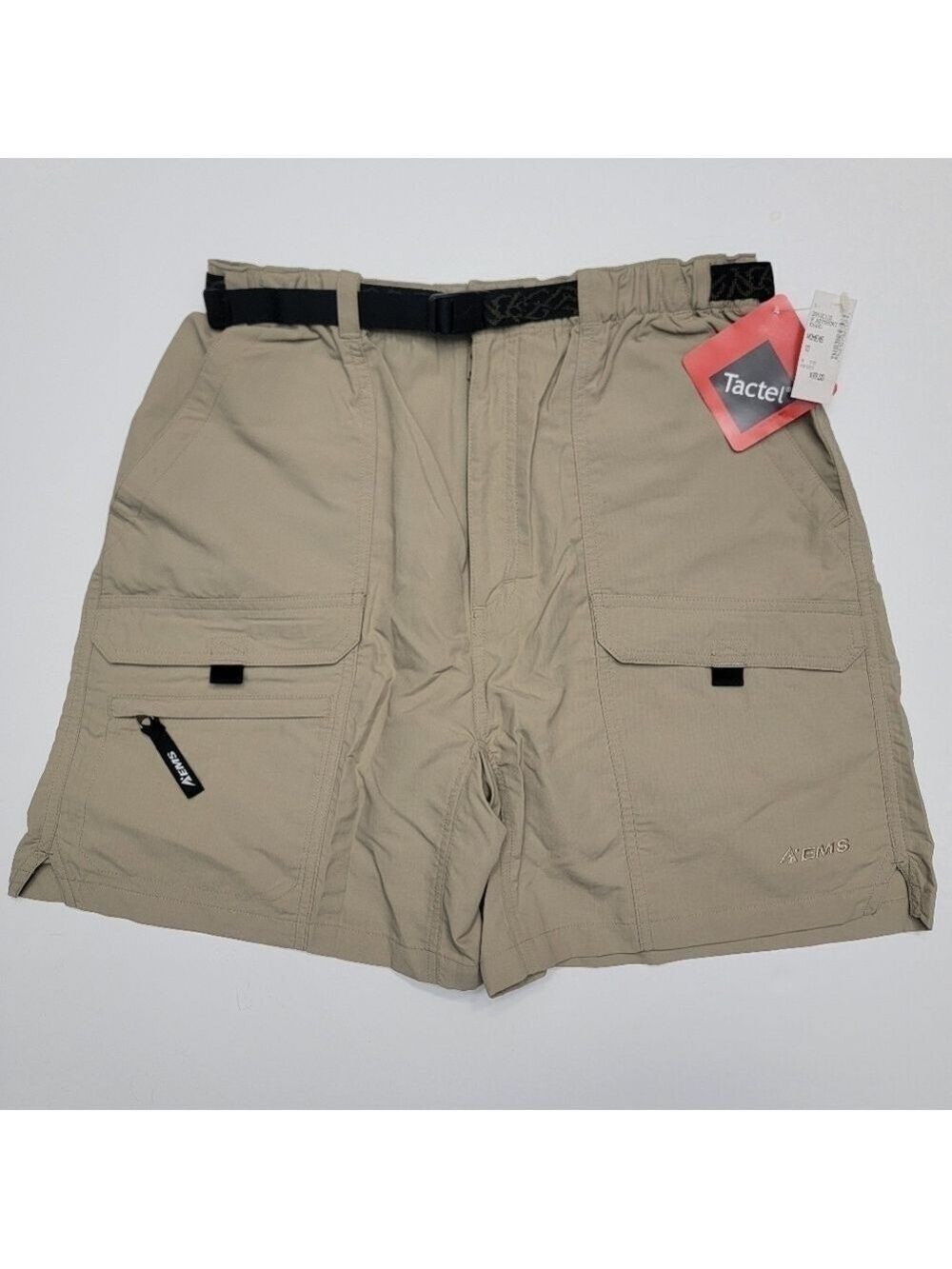 NEW Eastern Mountain Sports EMS Cargo Shorts Women 10 Belted Outdoors Hiking VTG